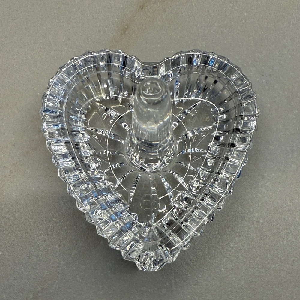 Heart-Shaped Waterford Crystal Ring Holder